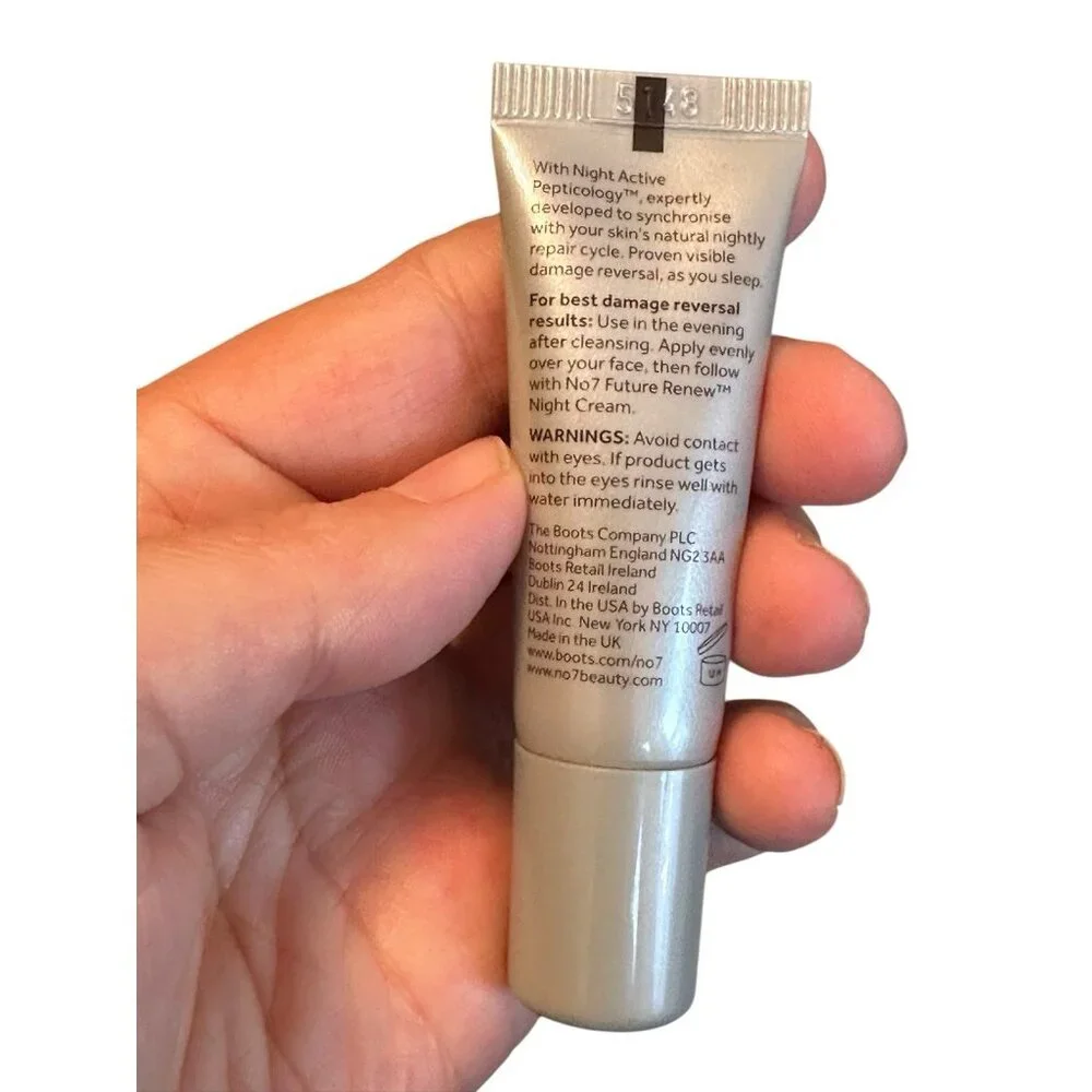 No7 Future Renew‎ Damage Reversal Serum .33oz Travel Size Lot of 4 Anti-Aging